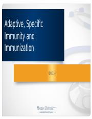 Adaptive, Specific Immunity and Immunization.pptx