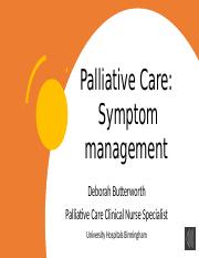 Palliative Care - symptom management.pptx