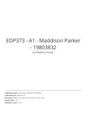 EDP373 - A1 - Maddison Parker - 19803832.pdf