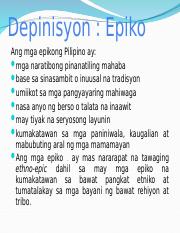 Kumintang Epiko Ng Tagalog - kalye epiko