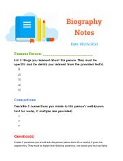 Biography_Notes-Blank