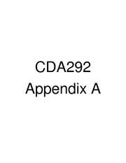 CDA292 Appendix A