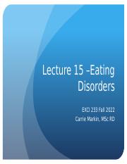 Lecture 15 - Eating Disorders.pptx
