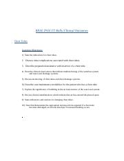 CT Skills lab checklist and obj ada.docx