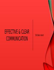 EFFECTIVE & CLEAR COMMUNICATION.pptx