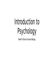 Introduction to Psychology week 9 (1).pptx