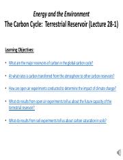 Lecture 28-1 Carbon Cycle Terrestrial Reservoirs Week 10 324 S22.pdf