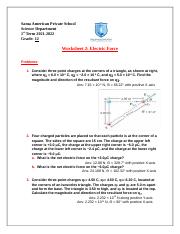 worksheet 2 - Electric Force.docx