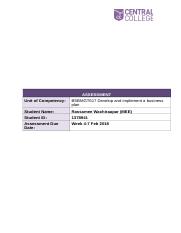 BSBMGT617 Assessment-1 Rassamee 1378941.docx
