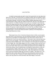 Essay lord of the flies.pdf