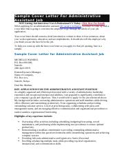 Sample Cover Letter For Administrative Assistant Job.docx