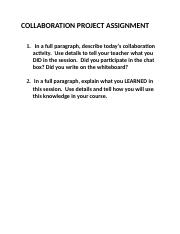 COLLABORATION PROJECT QUESTIONS.docx