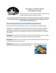 The Legacy of Origin Stories - 3 Paragraph Essay.docx