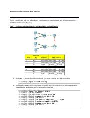 5.2Performance Assessment- IPv6 Network.docx