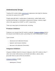 Antiretroviral drugs.docx