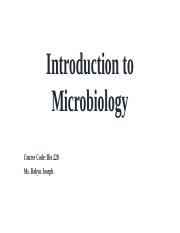 Introduction to Microbiology (Module 1.1).pptx