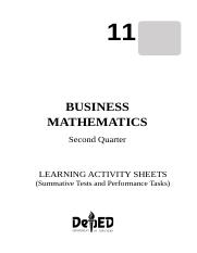 Business Math_Performance Tasks and Summative Tests.docx