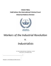 Copy of Workers v. Industrialists Case File