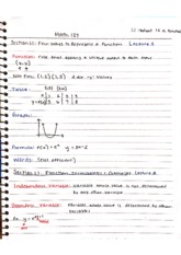 Math 127 Complete Lecture Notes