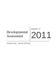 Developmental Assessment-CLANE