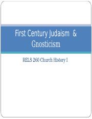 First Century Judaism & Gnosticism.ppt