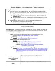 EngLit_Q3_LLA3_Research Thesis and Topic Sentences.docx