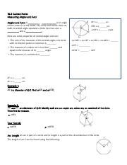 Sept 4 Notes 10.2 Measuring Angles and Arcs.pdf - 10-2 Guided ...