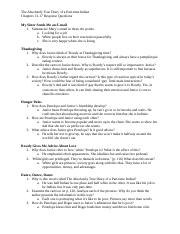 Part-Time Indian Chapters 13-17 Response Questions.docx