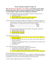 practice quesitons for Chapters 9-11 WITH solutions.docx