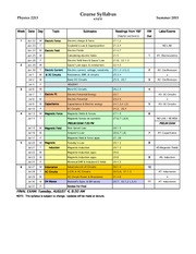 P2213 Schedule