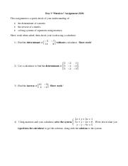 Matrices (Day 3) Assignment (S20).pdf