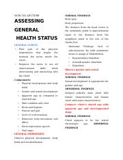 1-ASSESSING GENERAL HEALTH STATUS.docx