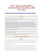 IE417-Week05_C167 - Safety and Health in Construction Convention, 1988 (No. 167).pdf
