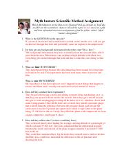 Myth busters scientific method assignment (Answers).pdf