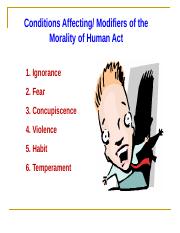 modifiers of human acts