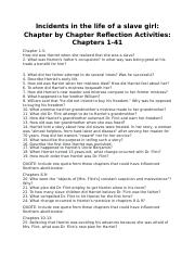 Chapter Reflection Activities-Incidents in the life of a slave girl.docx