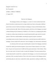 Galapagos Essay .pdf