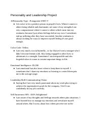 Personality and Leadership Project (2).docx