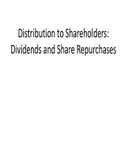 03 Distribution to Shareholders