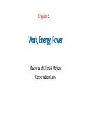 5-Work, Energy, Power