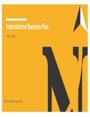 international business plan upn