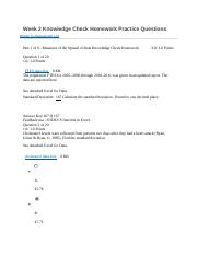 Week 2 Knowledge Check Homework Practice Questions.docx