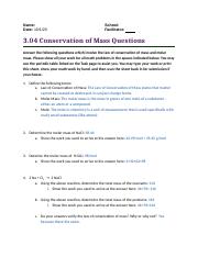 3.04 Conservation of Mass Questions science.docx