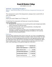 ACCT110 - W4 - Bank Reconciliation  Assignment.docx