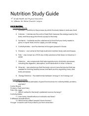 Nutrition Study Guide.docx