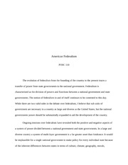 POSC 110 essay #1