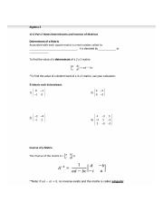 Algebra 2 12-2 Part 2 Notes Determinants and Inverse of Matrices.png
