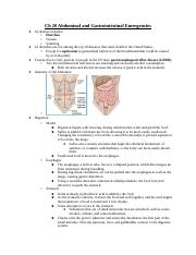Ch 20 Abdominal and Gastro Emergencies.docx