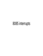 8085 interrupts.ppt