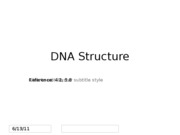 01 DNA structure